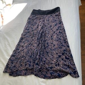 Small Rayon Capri Wide Leg  Pants